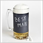Beer Mug with Chalkboard Chalkboard Beer Mug